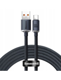Baseus Crystal Shine | Kabel USB Type-C 100W 66W 6A do Huawei Honor 50 Pro 2m