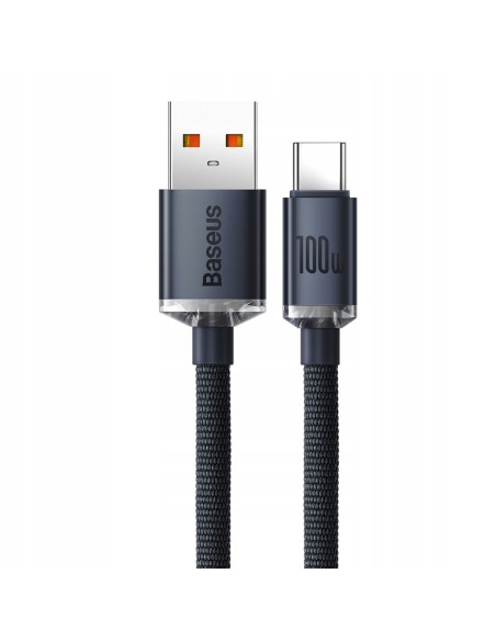 Baseus Crystal Shine | Kabel USB Type-C 100W 66W 6A do Huawei Honor 50 Pro 2m