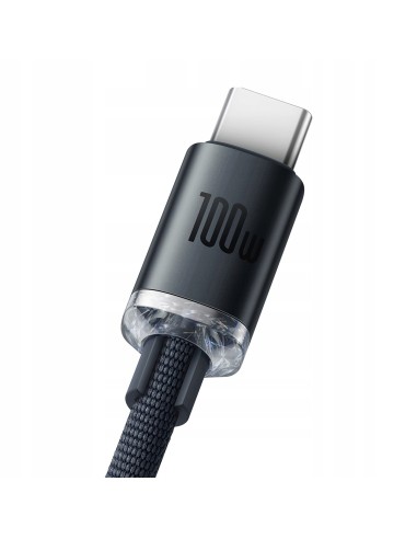 Baseus Crystal Shine | Kabel USB Type-C 100W 66W 6A do Huawei Honor 50 Pro 2m