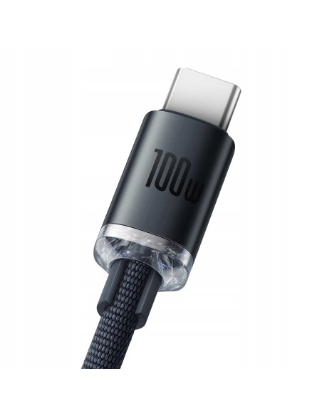 Baseus Crystal Shine | Kabel USB Type-C 100W 66W 6A do Huawei Honor 50 Pro 2m