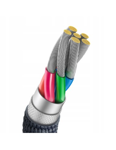 Baseus Crystal Shine | Kabel USB Type-C 100W 66W 6A do Huawei Honor 50 Pro 2m