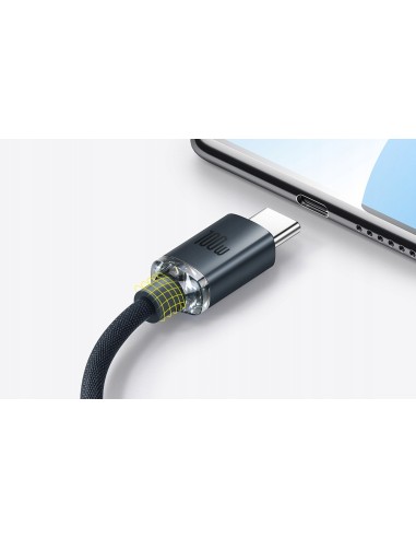 Baseus Crystal Shine | Kabel USB Type-C 100W 66W 6A do Huawei Honor 50 Pro 2m