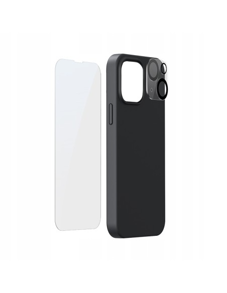 Baseus Etui Ze Szkłem Hartowanym Do iPhone 13 Czarny