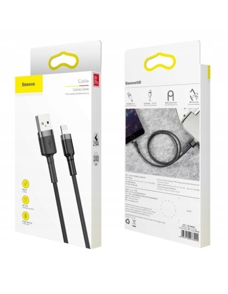 Baseus Cafule Kabel USB Do Lightning 1m Czarny