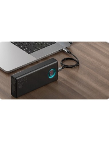 Baseus Ambilight 65W Power Bank 30000mAh Czarny