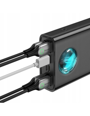Baseus Ambilight 65W Power Bank 30000mAh Czarny