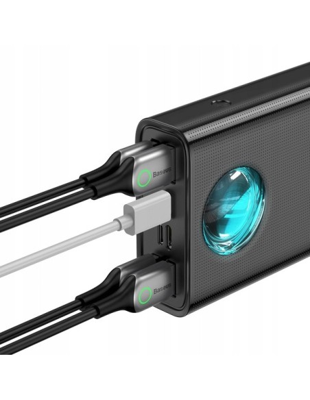 Baseus Ambilight 65W Power Bank 30000mAh Czarny