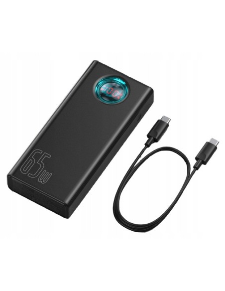 Baseus Ambilight 65W Power Bank 30000mAh Czarny