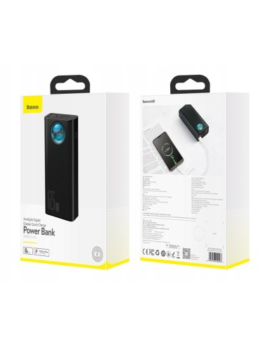 Baseus Ambilight 65W Power Bank 30000mAh Czarny