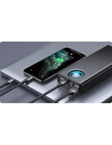 Baseus Ambilight 65W Power Bank 30000mAh Czarny