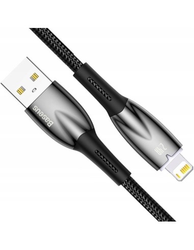 Baseus Glimmer Series Kabel USB Do Lightning 1m 2.4A Czarny