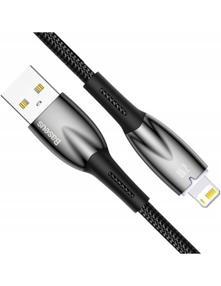 Baseus Glimmer Series Kabel USB Do Lightning 1m 2.4A Czarny