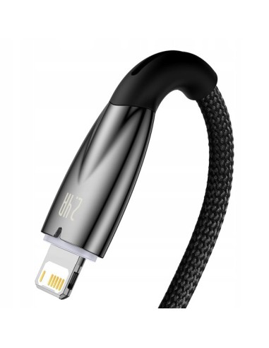 Baseus Glimmer Series Kabel USB Do Lightning 1m 2.4A Czarny
