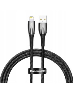 Baseus Glimmer Series Kabel USB Do Lightning 1m 2.4A Czarny