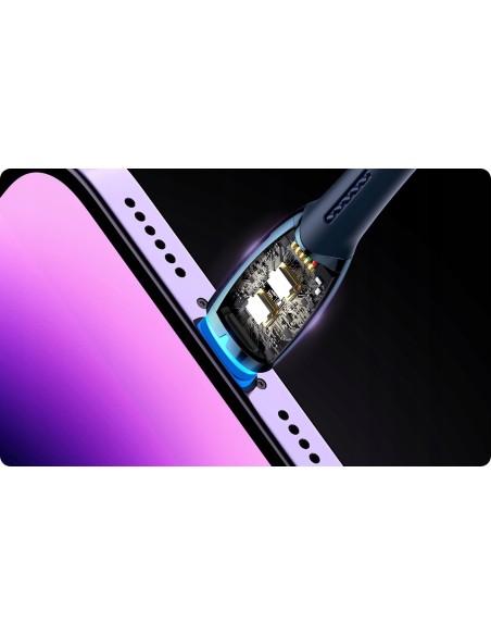 Baseus Glimmer Series | Kabel USB - Lightning do Apple iPhone iPad AirPods 1m 2.4A