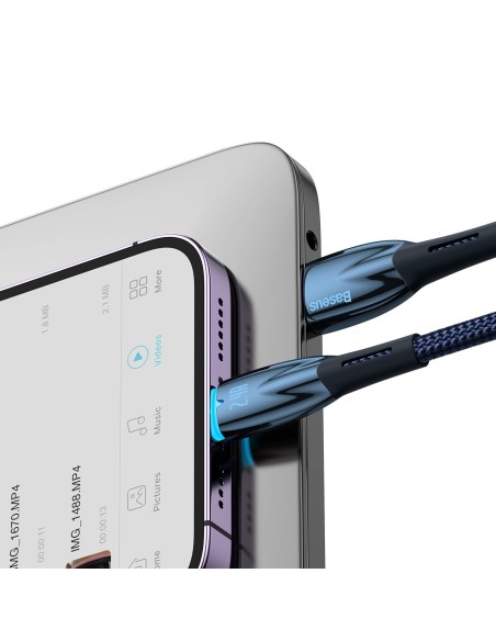 Baseus Glimmer Series | Kabel USB - Lightning do Apple iPhone iPad AirPods 1m 2.4A