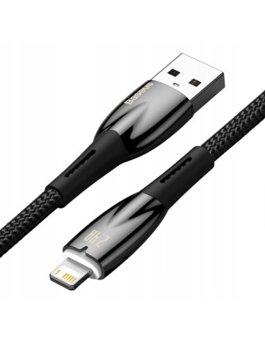 Baseus Glimmer Series Kabel USB Do Lightning 2m 2.4A Czarny