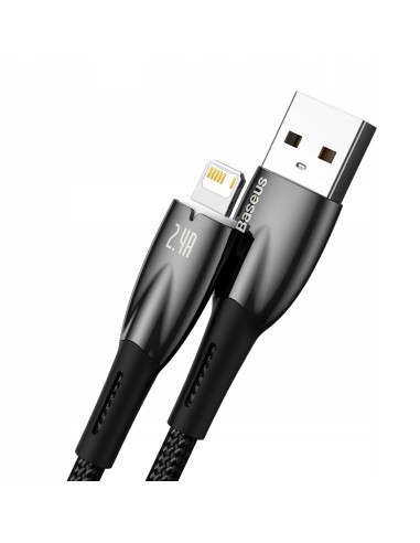 Baseus Glimmer Series Kabel USB Do Lightning 2m 2.4A Czarny