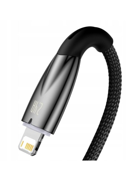 Baseus Glimmer Series Kabel USB Do Lightning 2m 2.4A Czarny