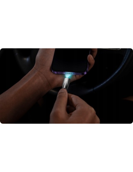 Baseus Glimmer Series Kabel USB Do Lightning 2m 2.4A Czarny