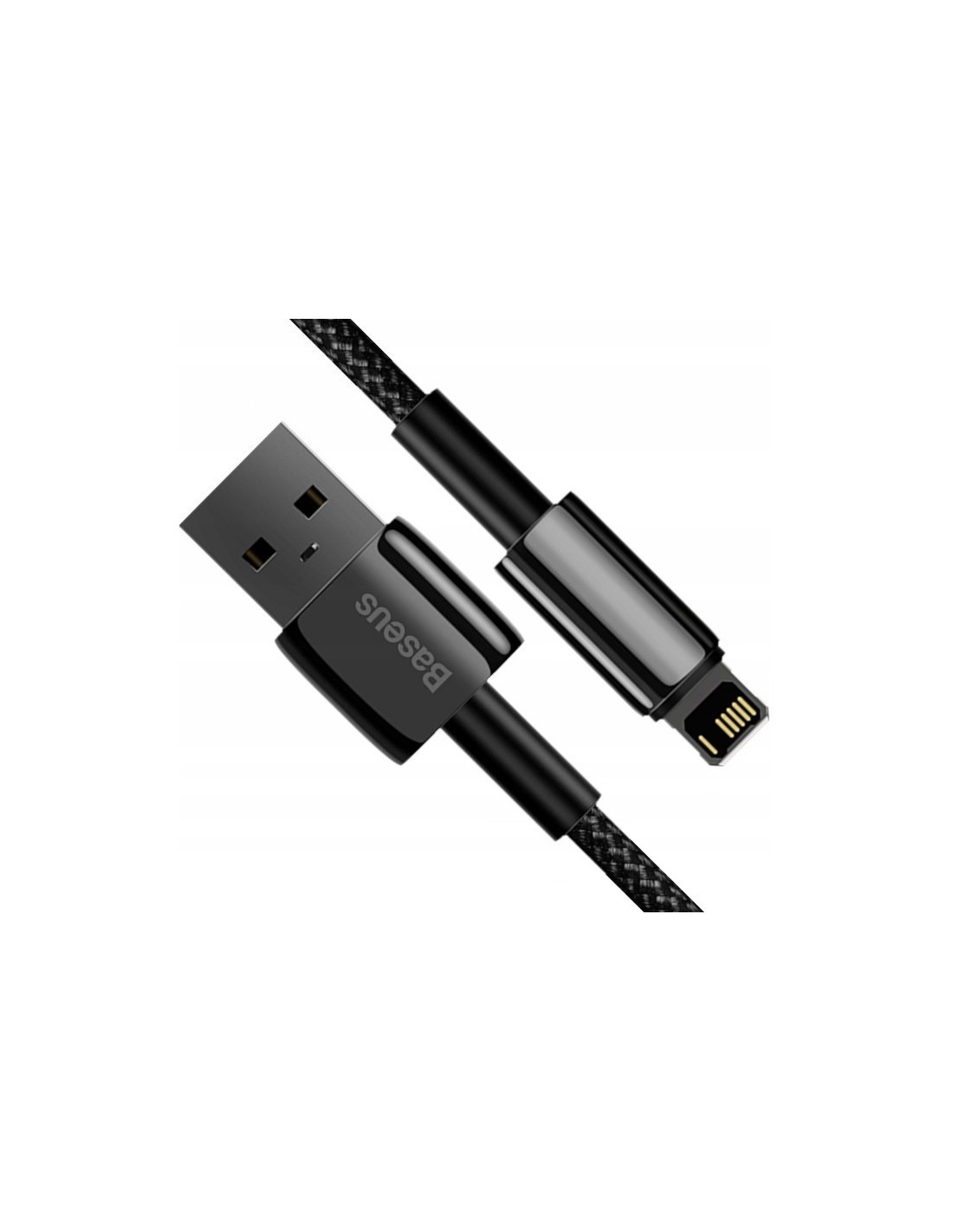 Baseus Tungsten Kabel USB Do Lightning 2.4A 2m Czarny