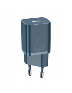 Baseus Super Si Ładowarka Sieciowa USB-C 20W Niebieski