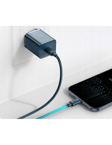 Baseus Super Si Ładowarka Sieciowa USB-C 20W Niebieski