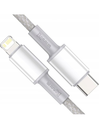 Baseus High Density Kabel USB-C Do Lightning 20W 2m Biały