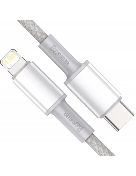Baseus High Density Kabel USB-C Do Lightning 20W 2m Biały