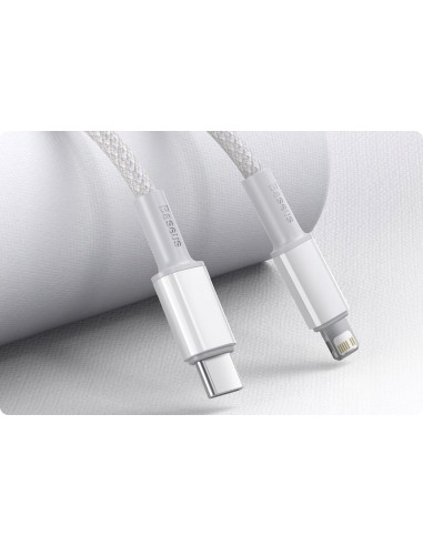 Baseus High Density Kabel USB-C Do Lightning 20W 2m Biały
