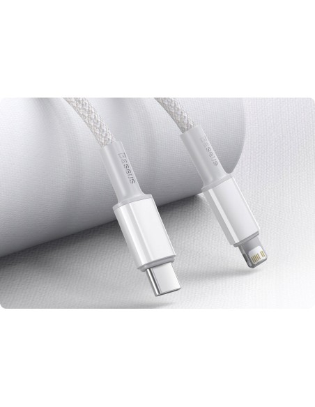 Baseus High Density Kabel USB-C Do Lightning 20W 2m Biały