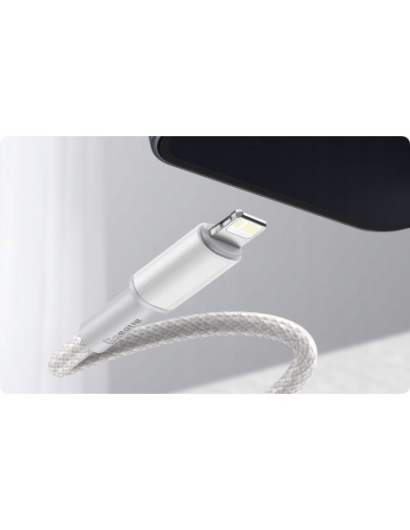 Baseus High Density Kabel USB-C Do Lightning 20W 2m Biały