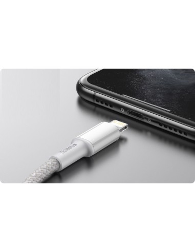 Baseus High Density Kabel USB-C Do Lightning 20W 2m Biały