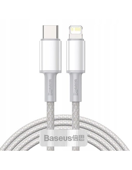 Baseus High Density Kabel USB-C Do Lightning 20W 2m Biały