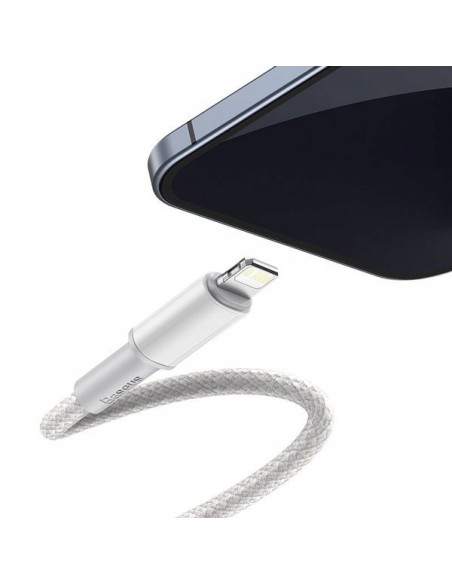 Baseus High Density Kabel USB-C Do Lightning 20W 2m Biały