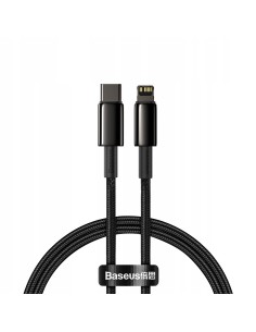 Baseus Tungsten Gold Kabel USB-C Do Lightning 20W 1m Czarny