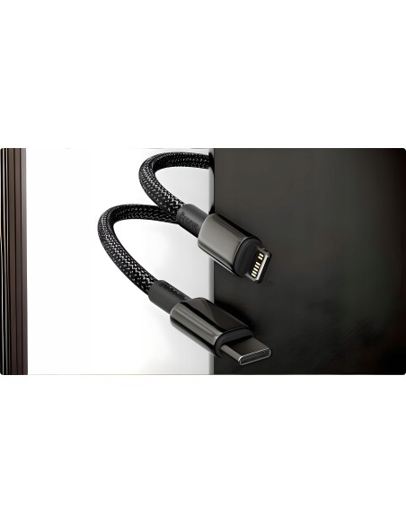 Baseus Tungsten Gold Kabel USB-C Do Lightning 20W 1m Czarny