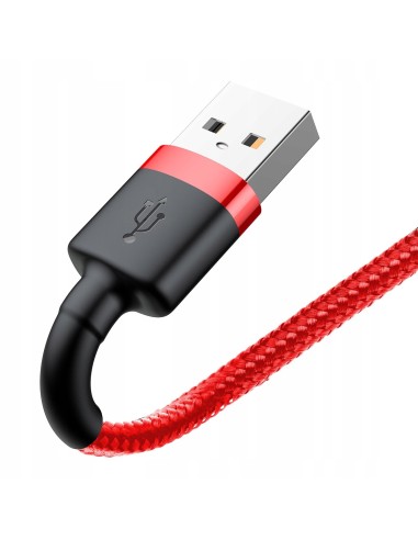 Baseus Cafule Kabel USB Do Lightning 3m Czerwono-Czarny