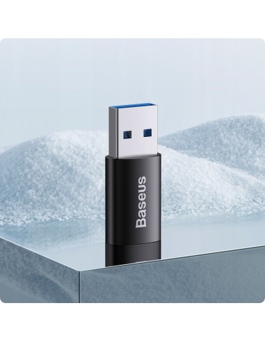 Baseus Ingenuity Series Adapter z USB-A do USB-C Czarny