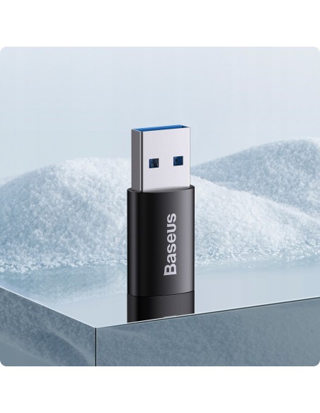 Baseus Ingenuity Series Adapter z USB-A do USB-C Czarny