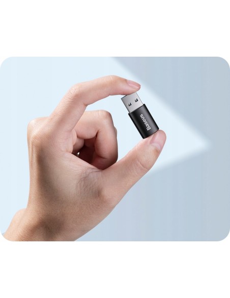 Baseus Ingenuity Series Adapter z USB-A do USB-C Czarny