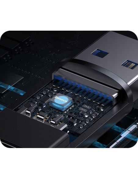 Baseus Ingenuity Series Adapter z USB-A do USB-C Czarny