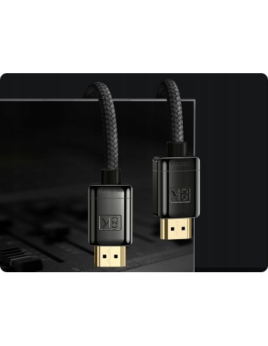 Baseus High Definition Series Kabel HDMI 8K Do Kabel HDMI 8K 1m Czarny