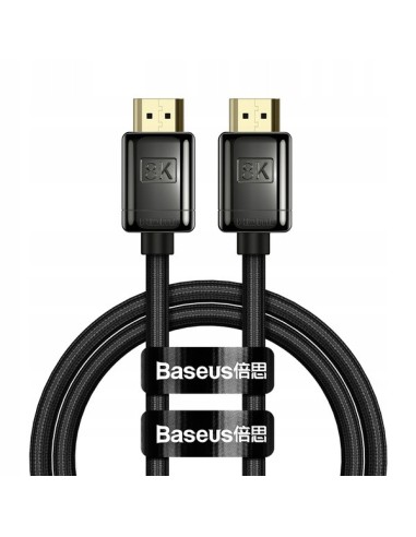 Baseus High Definition Series Kabel HDMI 8K Do Kabel HDMI 8K 1m Czarny