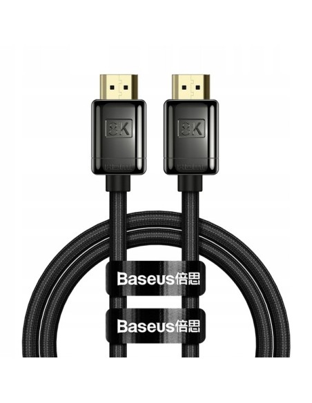 Baseus High Definition Series Kabel HDMI 8K Do Kabel HDMI 8K 1m Czarny
