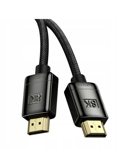 Baseus High Definition Series Kabel HDMI 8K Do Kabel HDMI 8K 1m Czarny
