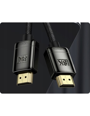 Baseus High Definition Series Kabel HDMI 8K Do Kabel HDMI 8K 1m Czarny