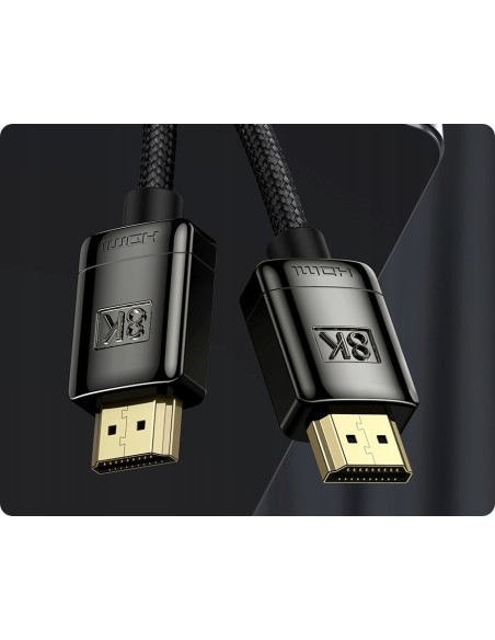 Baseus High Definition Series Kabel HDMI 8K Do Kabel HDMI 8K 1m Czarny