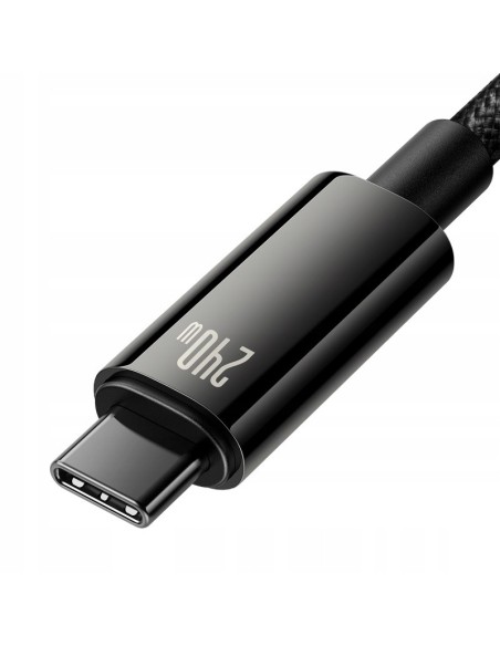Baseus Tungsten Gold Kabel USB-C Do USB-C 240W 3m Czarny