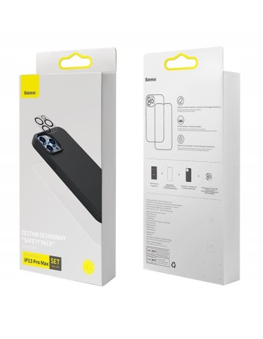 Baseus Etui, Szkło Hartowane I Szkło Na Obiektyw do iPhone 13 Pro
